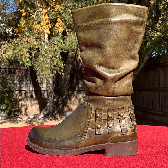 Jafa Shoes - Jafa 2161 Olive Boots Size 37